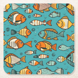 Geschenkideen Rechteckiger Pappuntersetzer