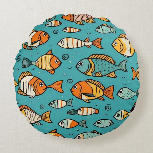 Geschenkideen Rundes Kissen (Vorderseite)