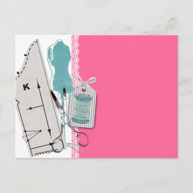 Geschenkkarte für das Kleid mit dem eigenen Farbmu Postkarte (Vorderseite)