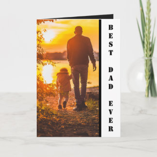 Geschenkkarte für den besten Vater je benutzerdefi Karte