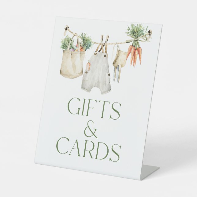 Geschenkkarte für die lokale Landwirtschaft Sockelschild (Vorderseite)