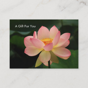Geschenkkarte für Serenity Lotusblüten-Massagether Rabattkarte