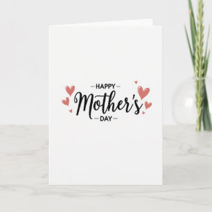 Geschenkkarte zum Muttertag Karte