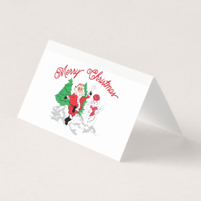 Geschenkkarten : Frohe Weihnachten (Vorderseite)