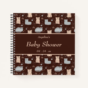 Geschenkliste für Cat Boho Muster Notizbuch