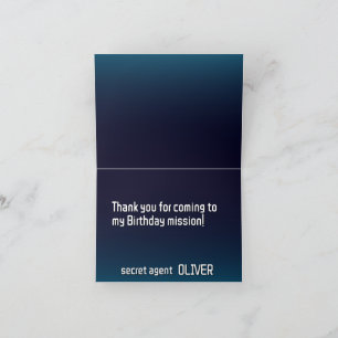 Geschenkmarke Dankeskarte