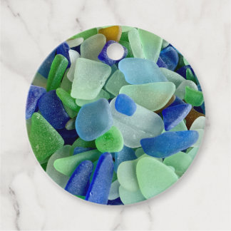 Geschenkmarke für Seaglass - Set von 12 Jahren Geschenkanhänger
