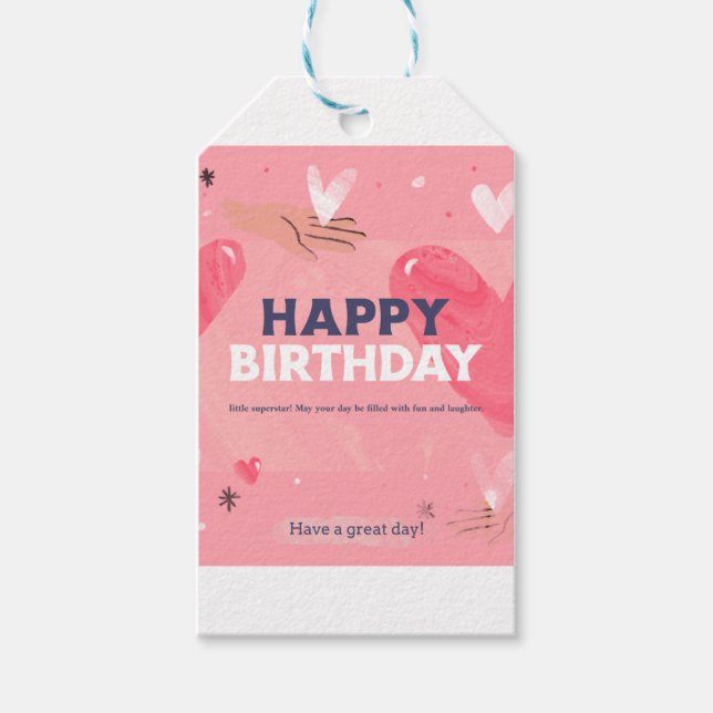 Geschenkmarke Geschenkanhänger (Vorderseite)