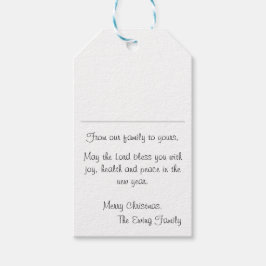 Geschenkmarke Geschenkanhänger