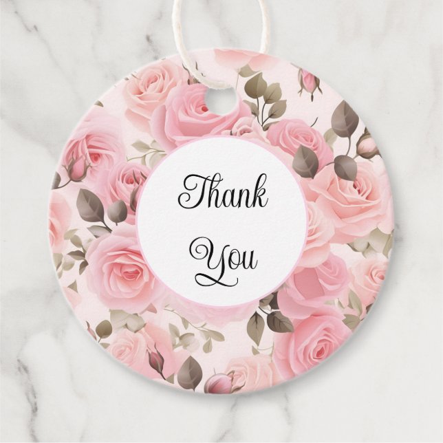 Geschenkmarke Vielen Dank Geschenkanhänger (Vorderseite)