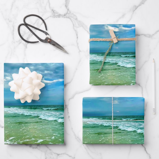 Geschenkpackung, Fort Walton Beach Florida Geschenkpapier Set (Vorderseite)