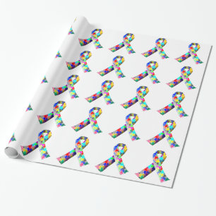 Geschenkpackung für Autismus-Bewusstsein Geschenkpapier