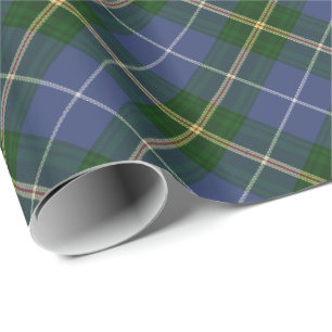 Geschenkpackung Papier blau Nova Scotia Tartan Geschenkpapier