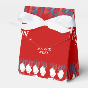 Geschenkpackung Weihnachtsglocken Rot Geschenkschachtel