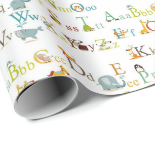 Geschenkpapier - Alphabet