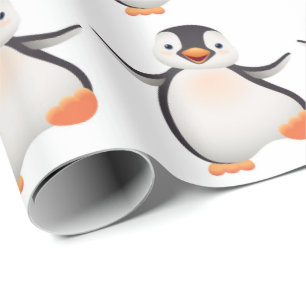 Geschenkpapier - Baby Pinguin