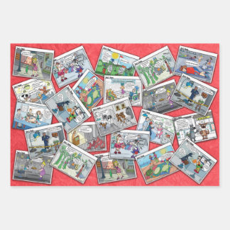 Geschenkpapier | Comic | Cartoon