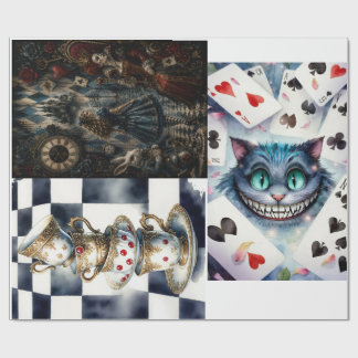 Geschenkpapier - Dekorieren - Whimsical - rote Kön