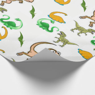 Geschenkpapier Dinosaurier