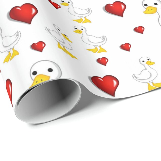 Geschenkpapier Enten (Rolleneckpunkt)