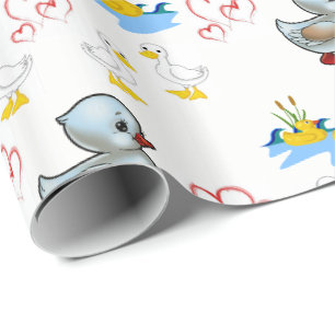 Geschenkpapier Enten