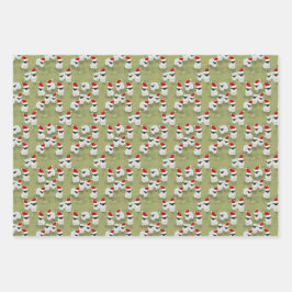 Geschenkpapier-Feiertagsset mit charmanten Schafen Geschenkpapier Set