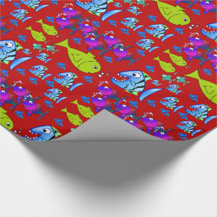 Geschenkpapier Fisch