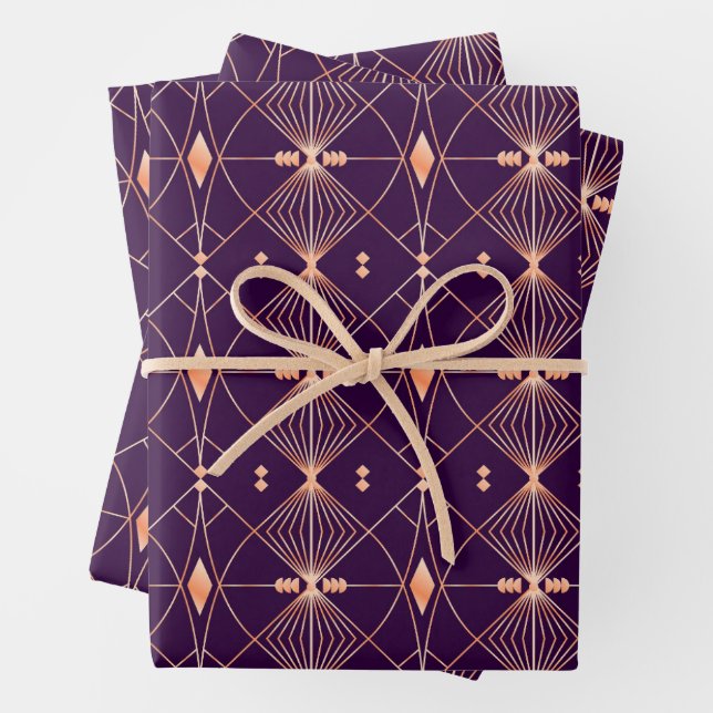 Geschenkpapier Flachblatt-Set aus 3 Teilen Set (Beispiel)