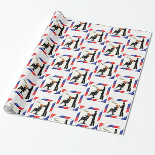 Geschenkpapier Friseur