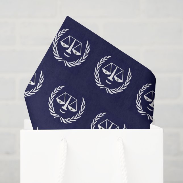 Geschenkpapier für Anwälte Seidenpapier (Geschenktüte)