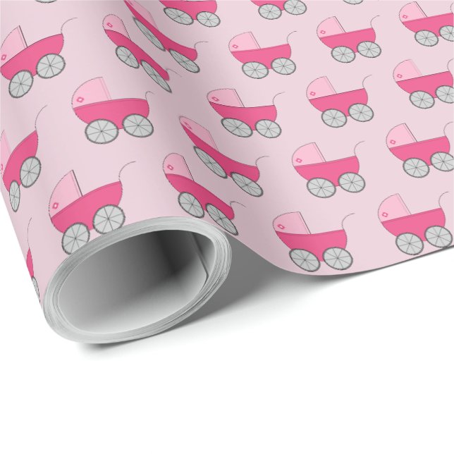Geschenkpapier für Babytragen (Rolleneckpunkt)