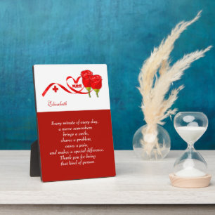 Geschenkpapier für Krankenpflege Fotoplatte