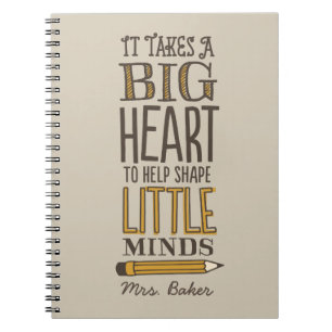 Geschenkpapier für Lehrer Notizblock