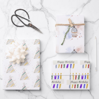 Geschenkpapier | Geburtstag | Geschenkwrap Set