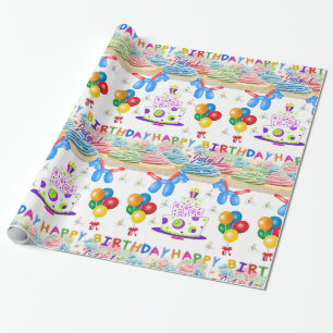 Geschenkpapier Geburtstag Juli, 1