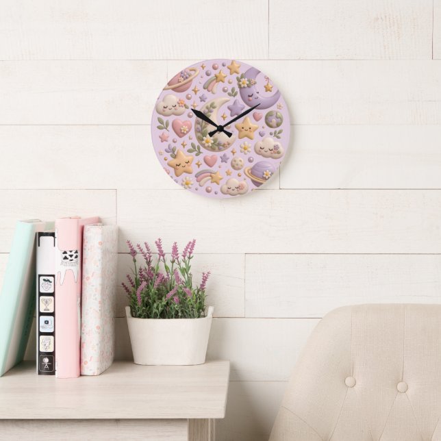Geschenkpapier Große Wanduhr (Lesesaal)
