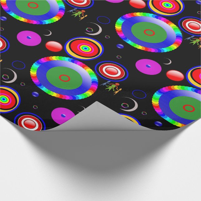 Geschenkpapier Kreise (Ecke)