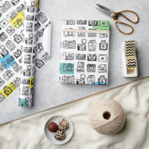 Geschenkpapier - 'Lächeln' durch die Jahre