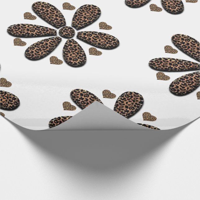 Geschenkpapier Leopard (Ecke)