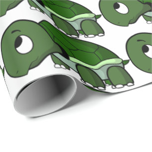 Geschenkpapier - Lustige Schildkröte