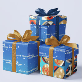 Geschenkpapier Merry Everything & Happy Always