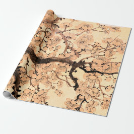 GESCHENKpapier MIT ASIA-KIRSCHBÜTEN-MUSTER