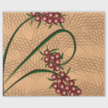 Geschenkpapier mit Berry-Muster