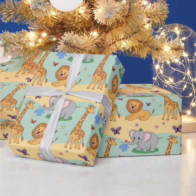 Geschenkpapier mit einem spielerischen Muster (Von Creator hochgeladen)