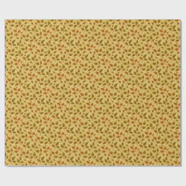 Geschenkpapier mit Herbstlaub