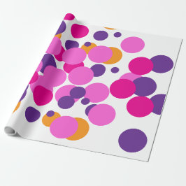 Geschenkpapier mit Punkten
