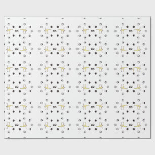 Geschenkpapier mit Yoga-Design