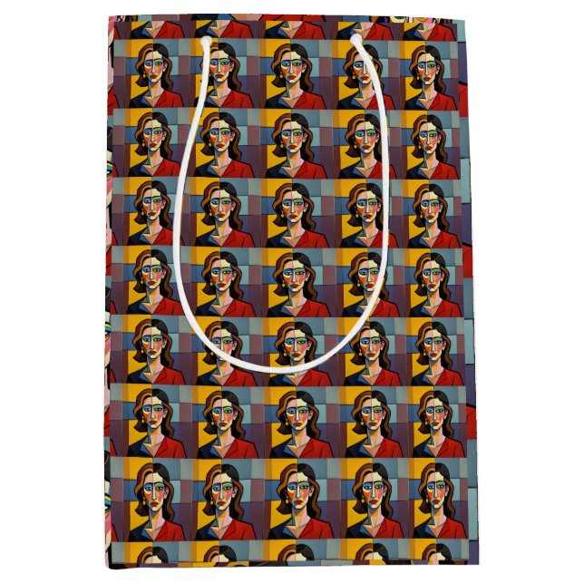 Geschenkpapier Mittlere Geschenktüte (Vorderseite)
