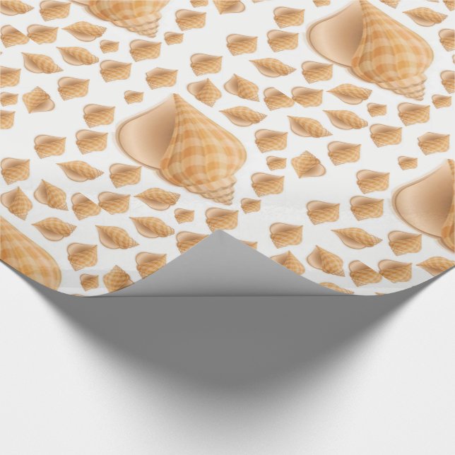 Geschenkpapier Muscheln (Ecke)