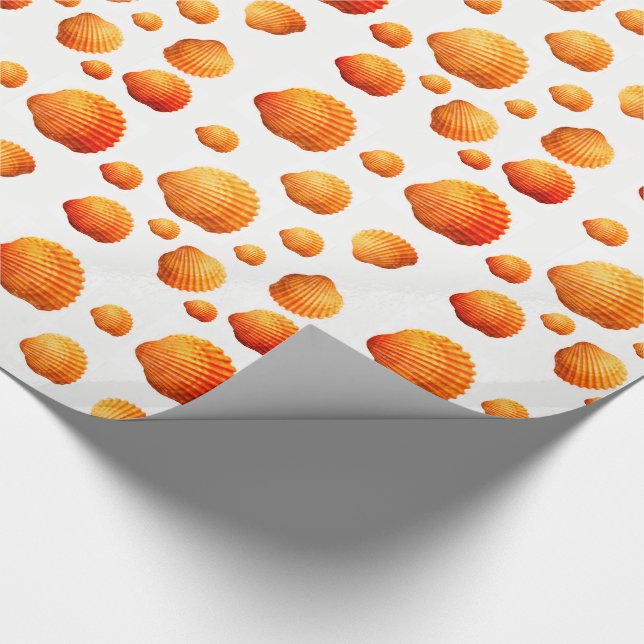 Geschenkpapier Muscheln (Ecke)
